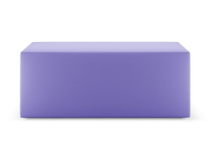 Прямоугольный пуф из ткани