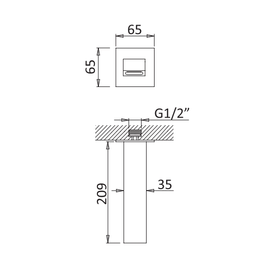Излив для ванны CEZARES PORTA-SC-01 - Вид №1