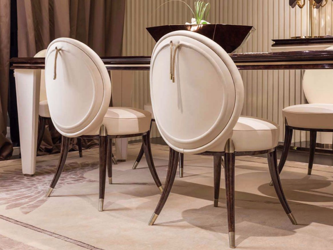 Деревянный мягкий стул медальона Turri ARCH-00073763