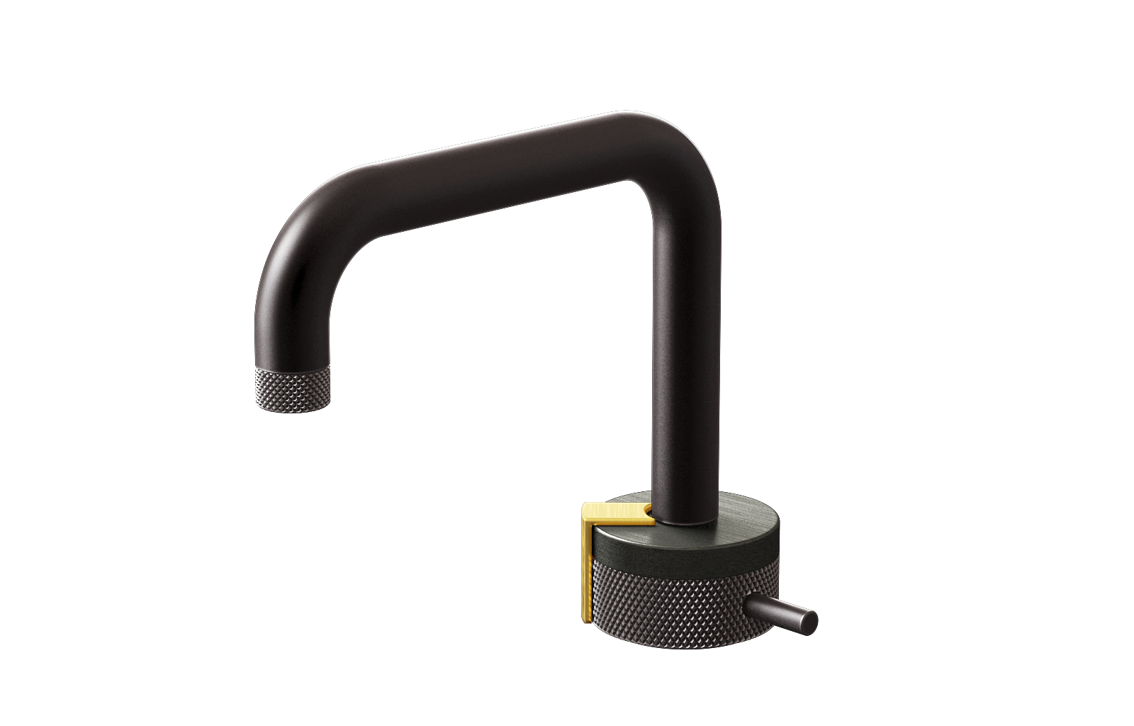 E-11500-R1BOX-L2BAU-GM Однорычажный прогрессивный смеситель для раковины - излив 15,3см GRAFF MOD+