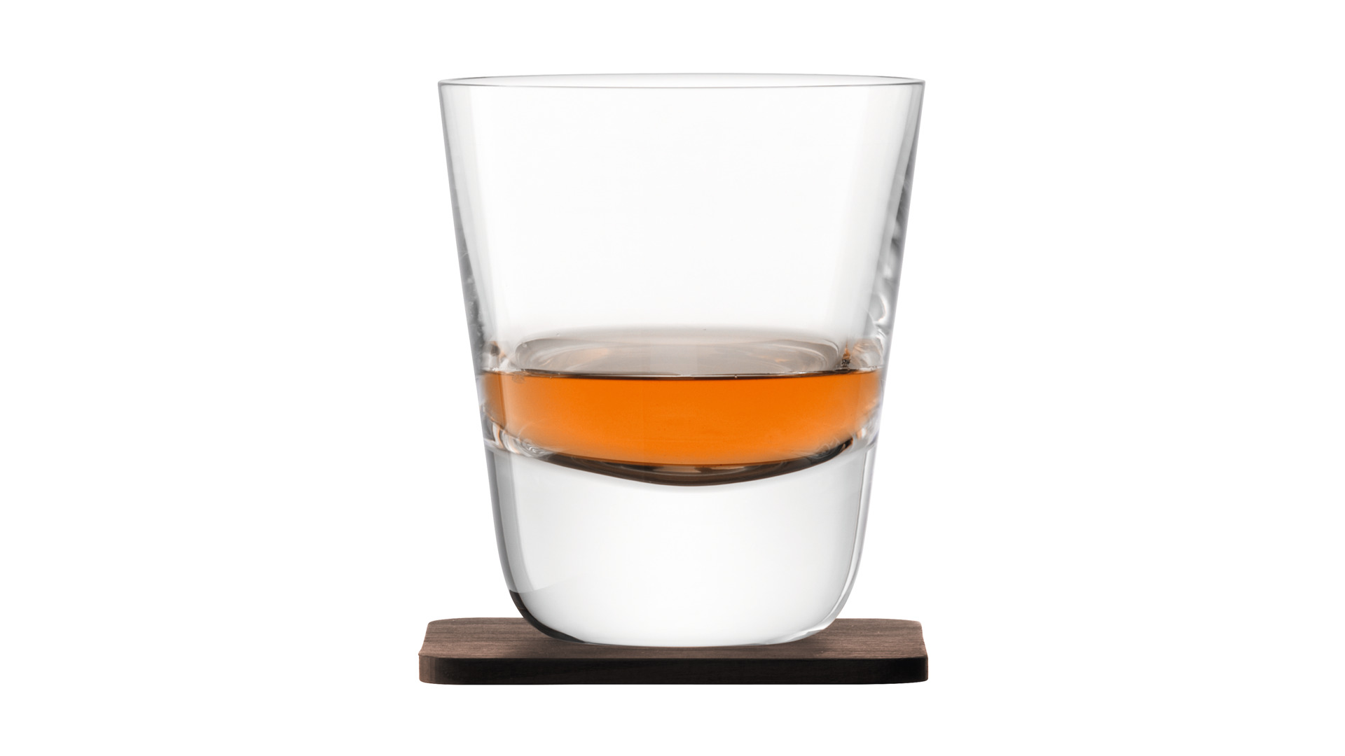 10656204 LSA International Набор стаканов с деревянными подставками LSA International, "Whisky", 250мл, 2шт. Стекло  - Вид №3