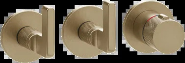 Смеситель для душа 58334 726 Gessi Inciso ТЕПЛАЯ БРОНЗА BR. PVD