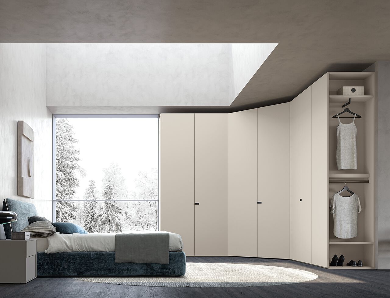 Деревянный угловой шкаф Adok ателье ARCH-00014359