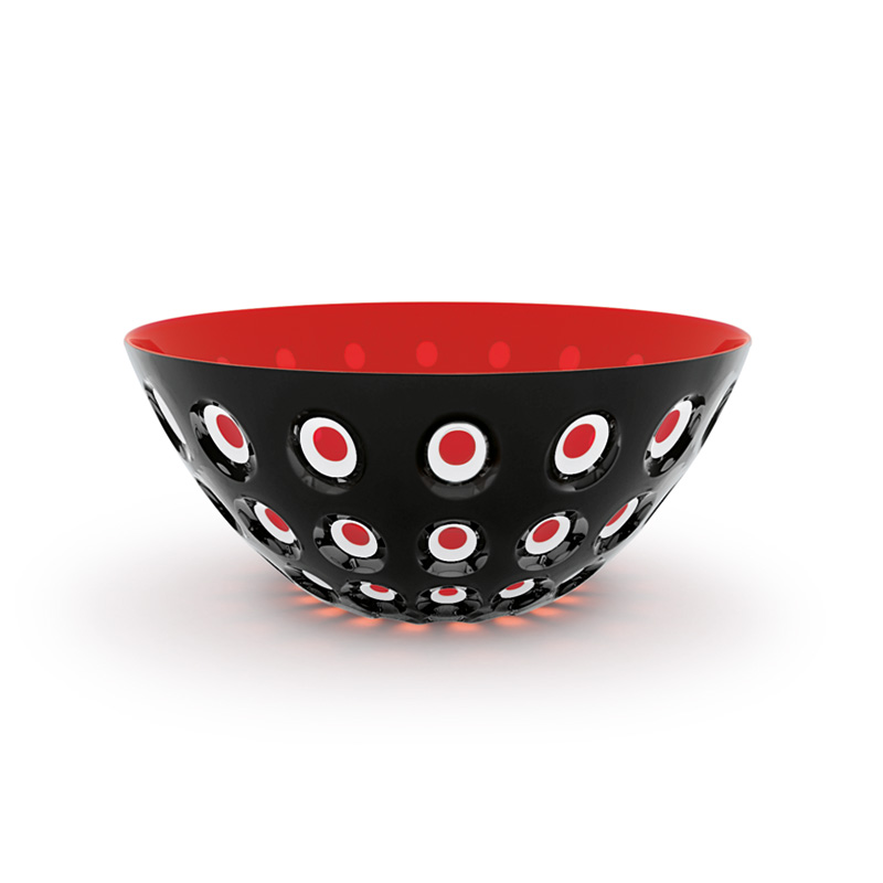 279425146 Салатник le murrine, D25 см, акрил, черный Guzzini 