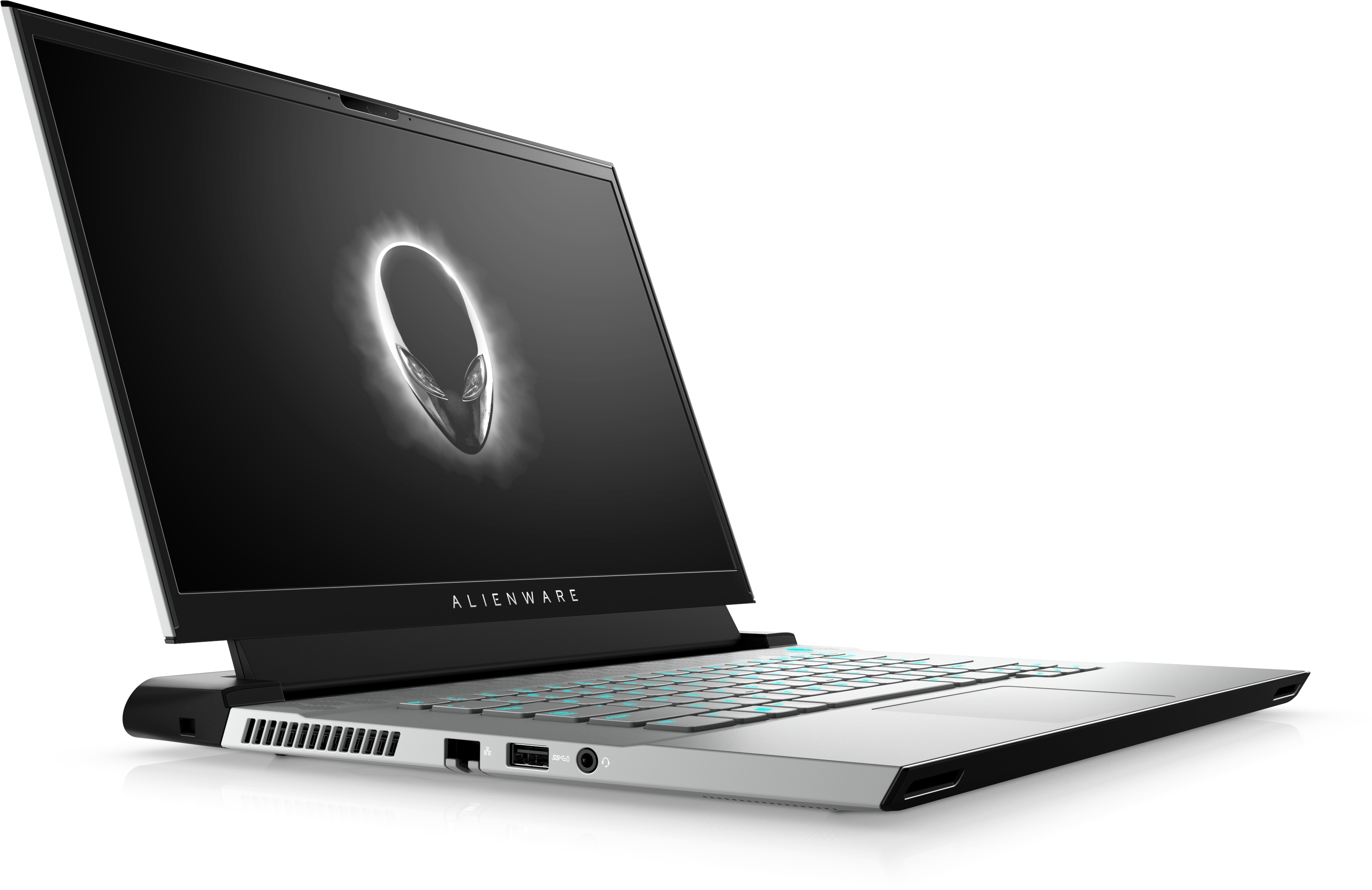 M15-7373 Alienware m15 r3 15.6"(1920x1080 (матовый, 300hz))/intel core i7 10750h(2.6ghz)/32768mb/1024ssdgb/nodvd/ext:nvidia geforce rtx2070 super(8192mb)/bt/wifi/lunar light/w10 + backlit, 300 nits, 3ms Dell Santreyd  - Вид №3