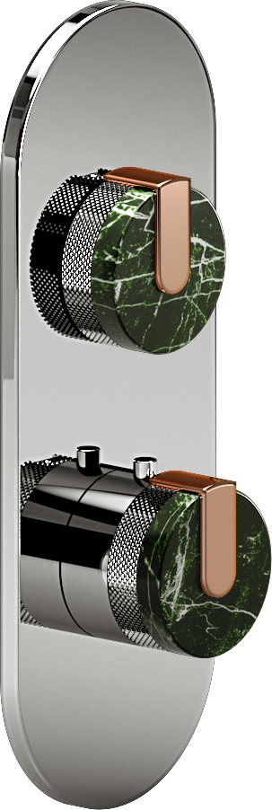 E-8026-R2MGE0-L1RG-PC-T Планка M-Series с 2 ручками - Внешняя часть GRAFF MOD+