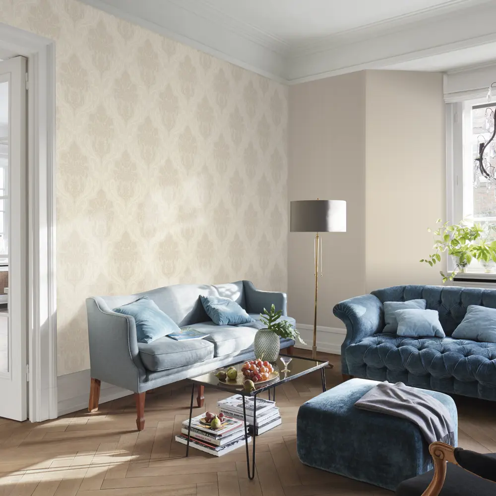 Обои флизелиновые Inspire Carolyn Verona бежевые 1.06 м 968613 CAROLYN-VERONA STLM-2207829 - Вид №3