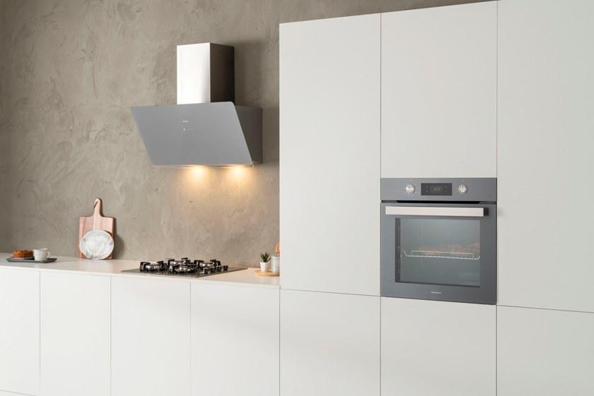 Silverline Настенная вытяжка из алюминия и стекла с сенсорным управлением sun-id-1483643 - Вид №3