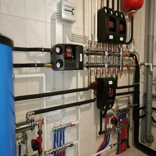 Купить Распределительный коллектор с гидрострелкой 85 кВт, 3 контура Прокситерм GSK323 - Вид №6