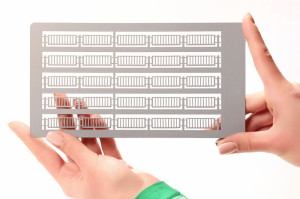 009-zp-013 Модель секционного ограждения для макета 95 х 1 см Morrison