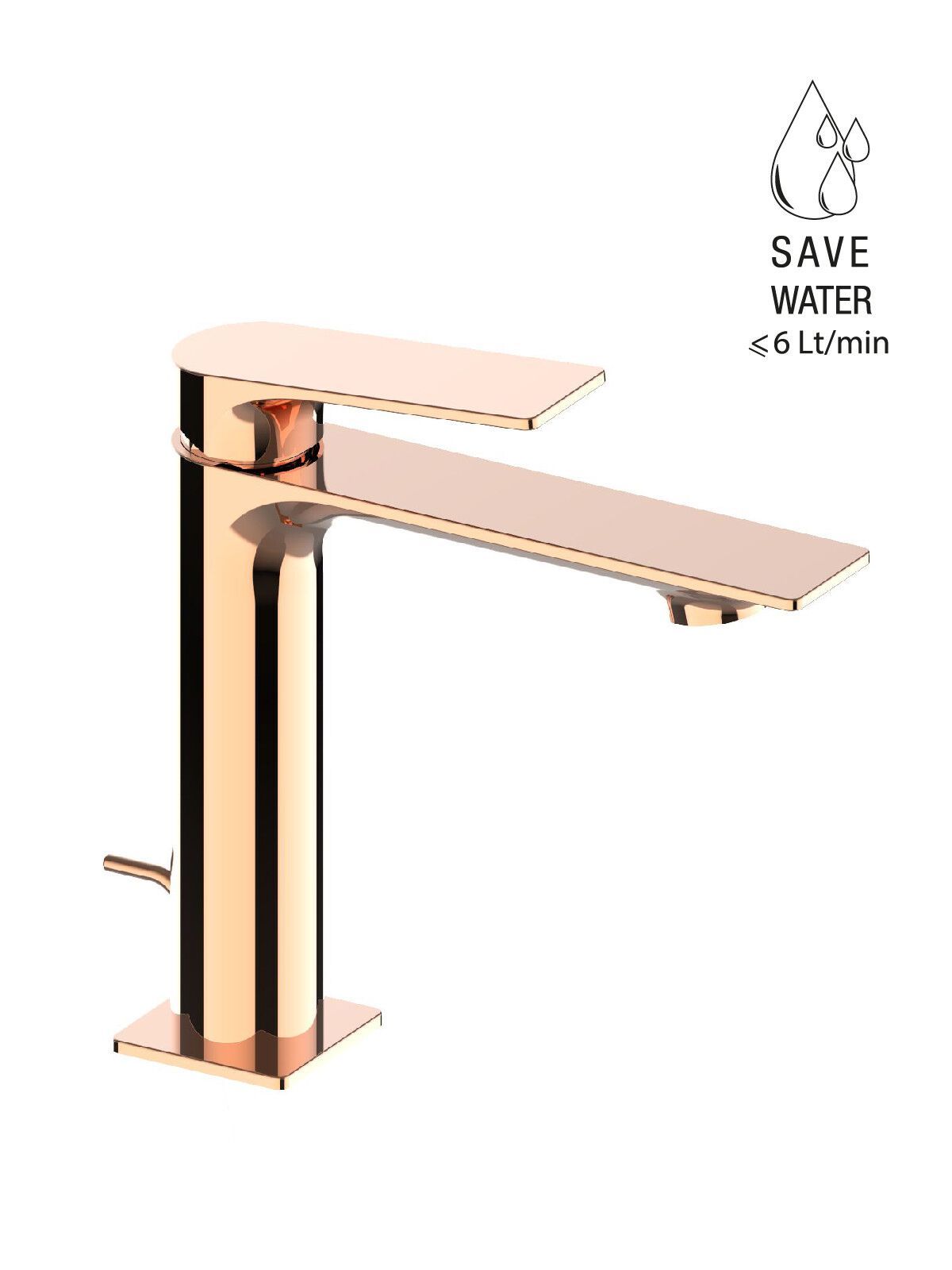 Однорычажный смеситель для раковины с раковиной Rubinetterie Frattini Narciso ARCH-00094169 - Вид №21