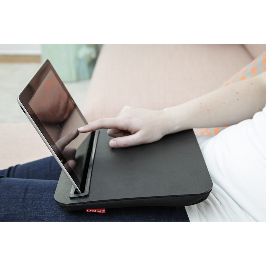 US039-BK Столик-поднос 29 х 24 черный Kikkerland  - Вид №4