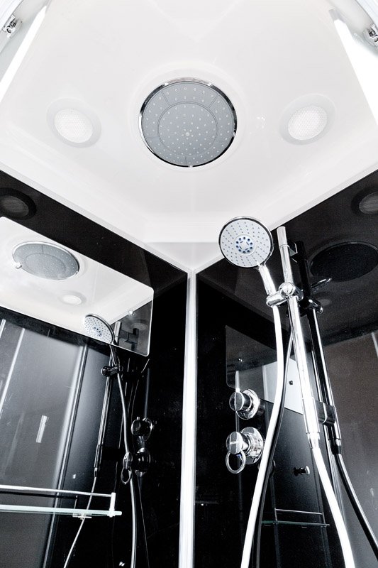 D01 Душевая кабина DETO Серия D B01S BLACK - Вид №3