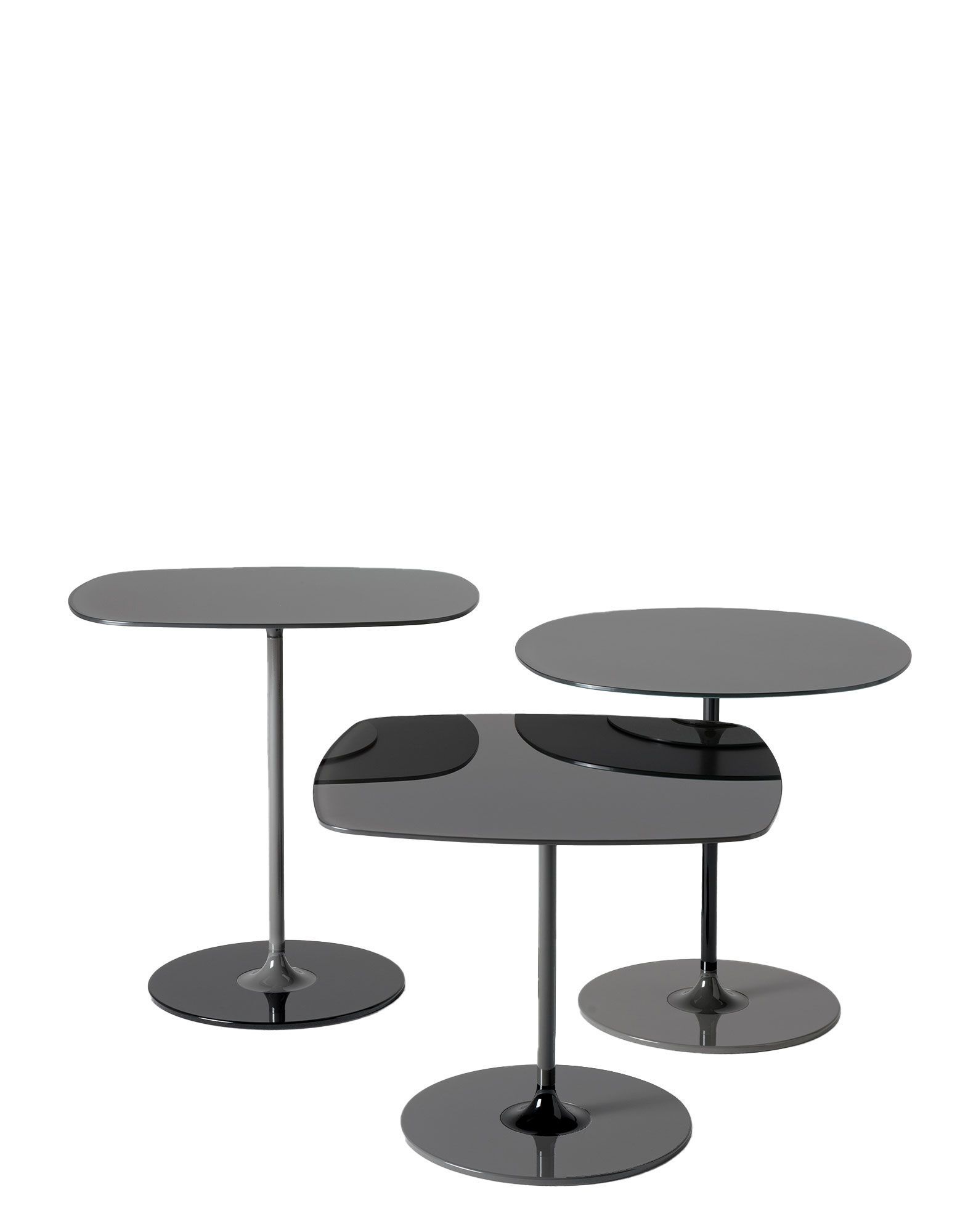 Прямоугольный журнальный столик с хрустальной столешницей и стальным основанием Kartell Тьерри ARCH-00090460 - Вид №30