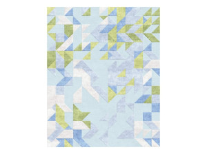 Прямоугольный ковер ручной работы