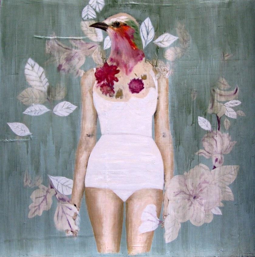 ICI ET LÀ Смешанная техника на холсте K. fabrizzi Kf16 - Вид №1