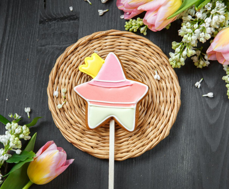 9649 Пряник Звезда "Принцесса" Вкусляндия 