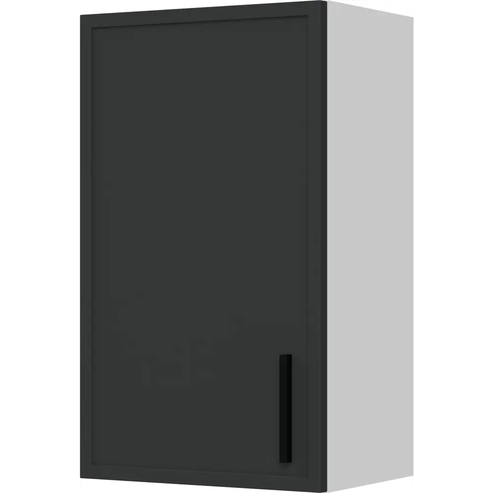 Кухонный шкаф навесной Неро Delinia 40x67.6x29 см МДФ цвет графит STLM-2192286 - Вид №1