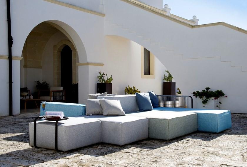 Unopiù Модульный садовый диван со съемным чехлом из ткани sun-id-1418643 - Вид №4