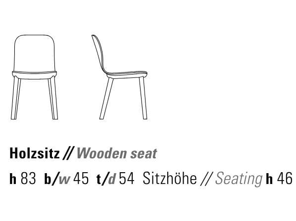 Деревянный стул ZEITRAUM Aeon ARCH-00013013 - Вид №3