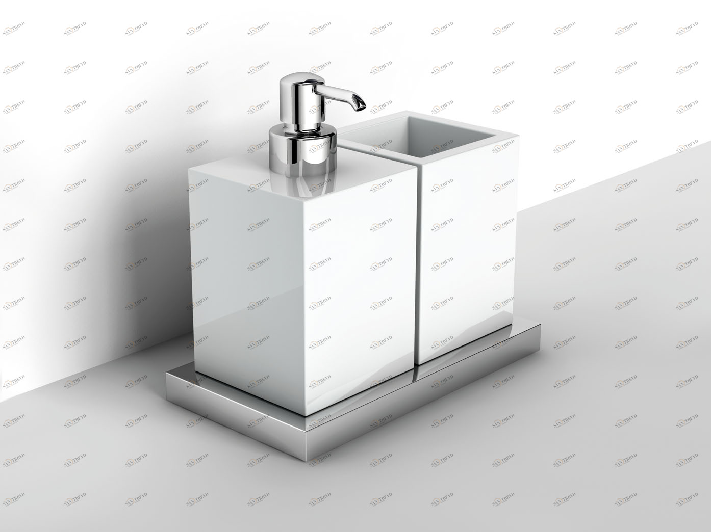 XONI Держатель стакана + диспенсер на столешнице IBB1974 XO16D