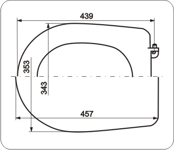 16818 Крышка сиденье для унитаза УКЛАД  - Вид №1