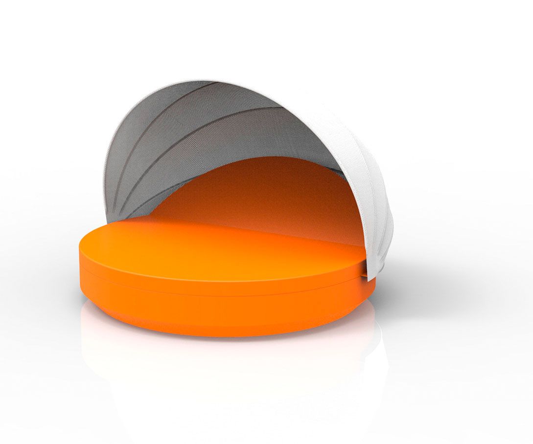 088224 Кровать с откидной спинкой и складным навесом Vondom Vela - Вид №2