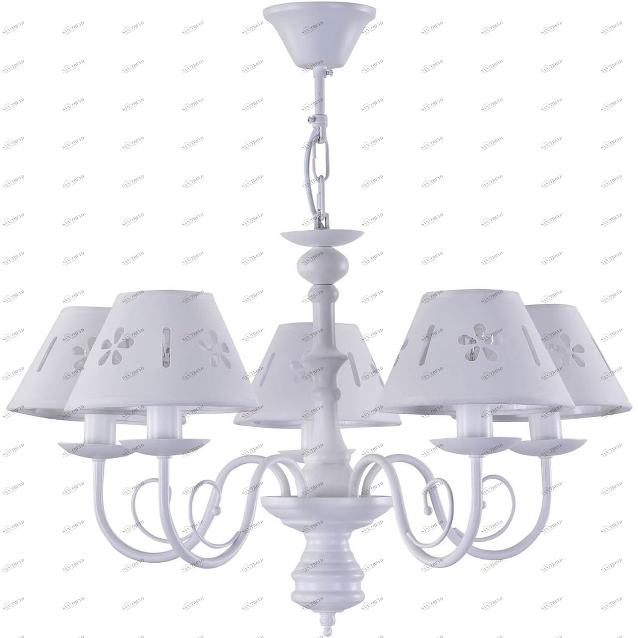 Подвесная люстра Freya Emily FR2537PL-05W FREYA EMILY WHITE 187181 Белый 