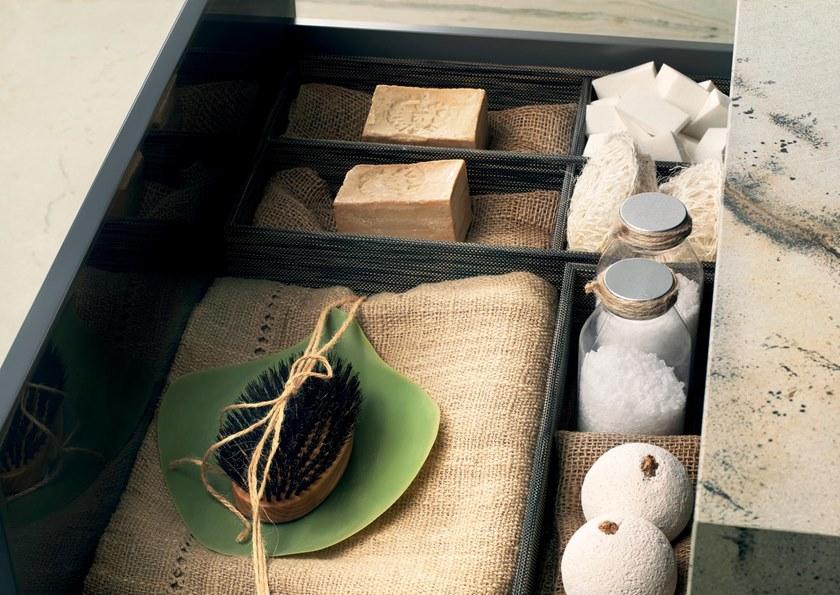 Karol Двойная подвесная тумба под умывальник с ящиками Cono Karolitalia sun-id-1438654 - Вид №4