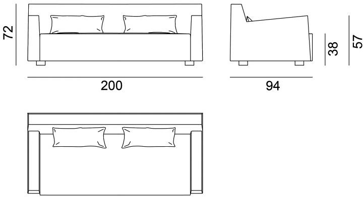 Gervasoni Съемный тканевый диван More sun-id-1417966 - Вид №2