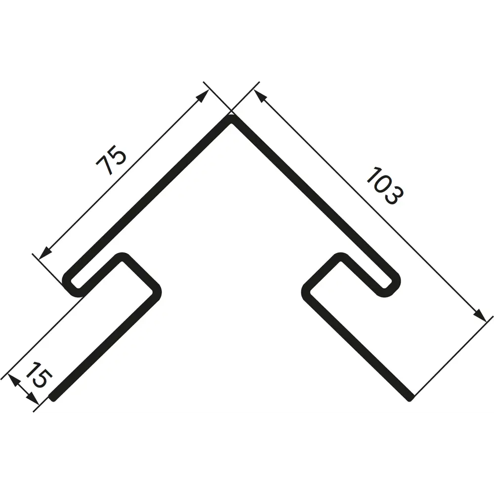 Угол наружный для фасадных панелей MONLID цвет ванильный 3 м STLM-2003462 - Вид №1