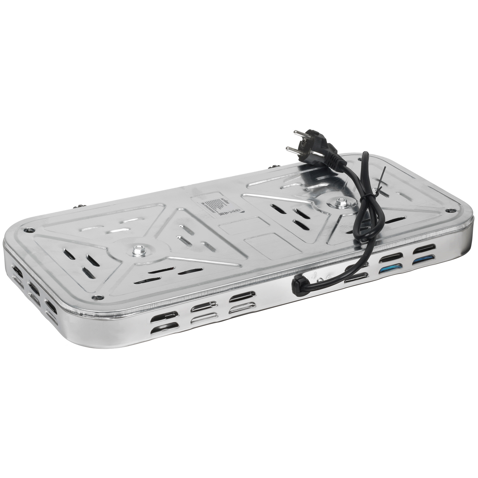 5058961 Плита компактная электрическая Aceline CP-020ss серебристый STDN-0115760 - Вид №3