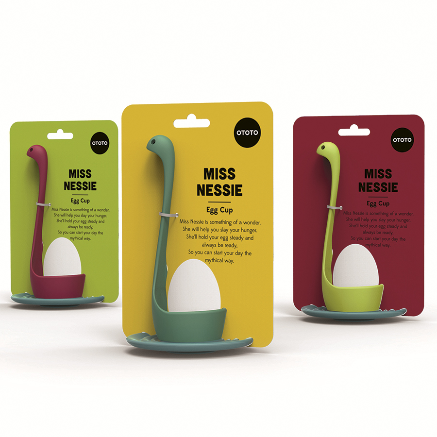 OT889 Держатель для яйца , miss nessie, зеленый OTOTO  - Вид №5