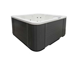 Открытый квадратный мини-бассейн с гидромассажем