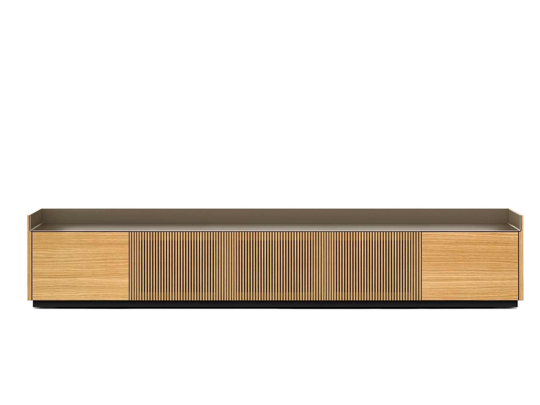 Низкий деревянный шкаф для телевизора с распашными дверцами Punt Stockholm ARCH-00119335 - Вид №11