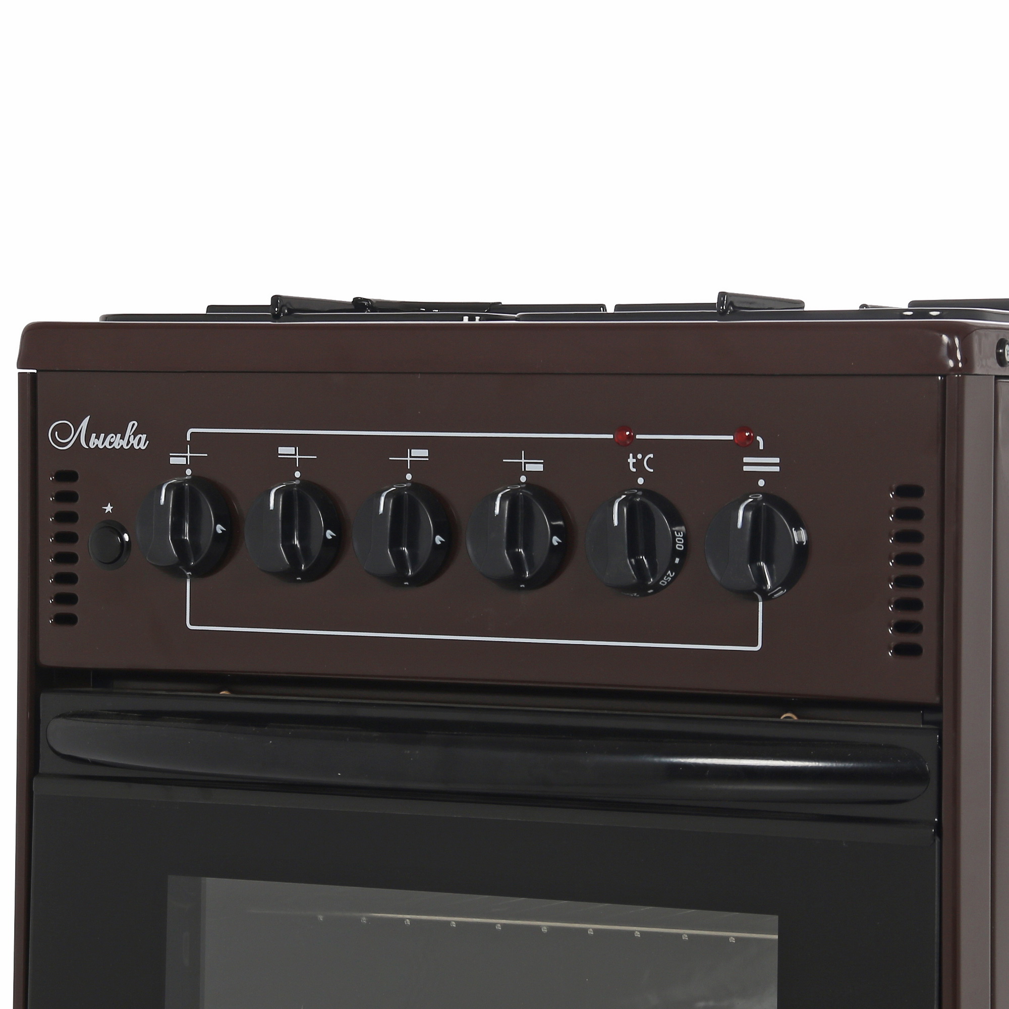 8125819 Комбинированная плита Лысьва ЭГ 401-2у коричневый STDN-0089750 - Вид №3