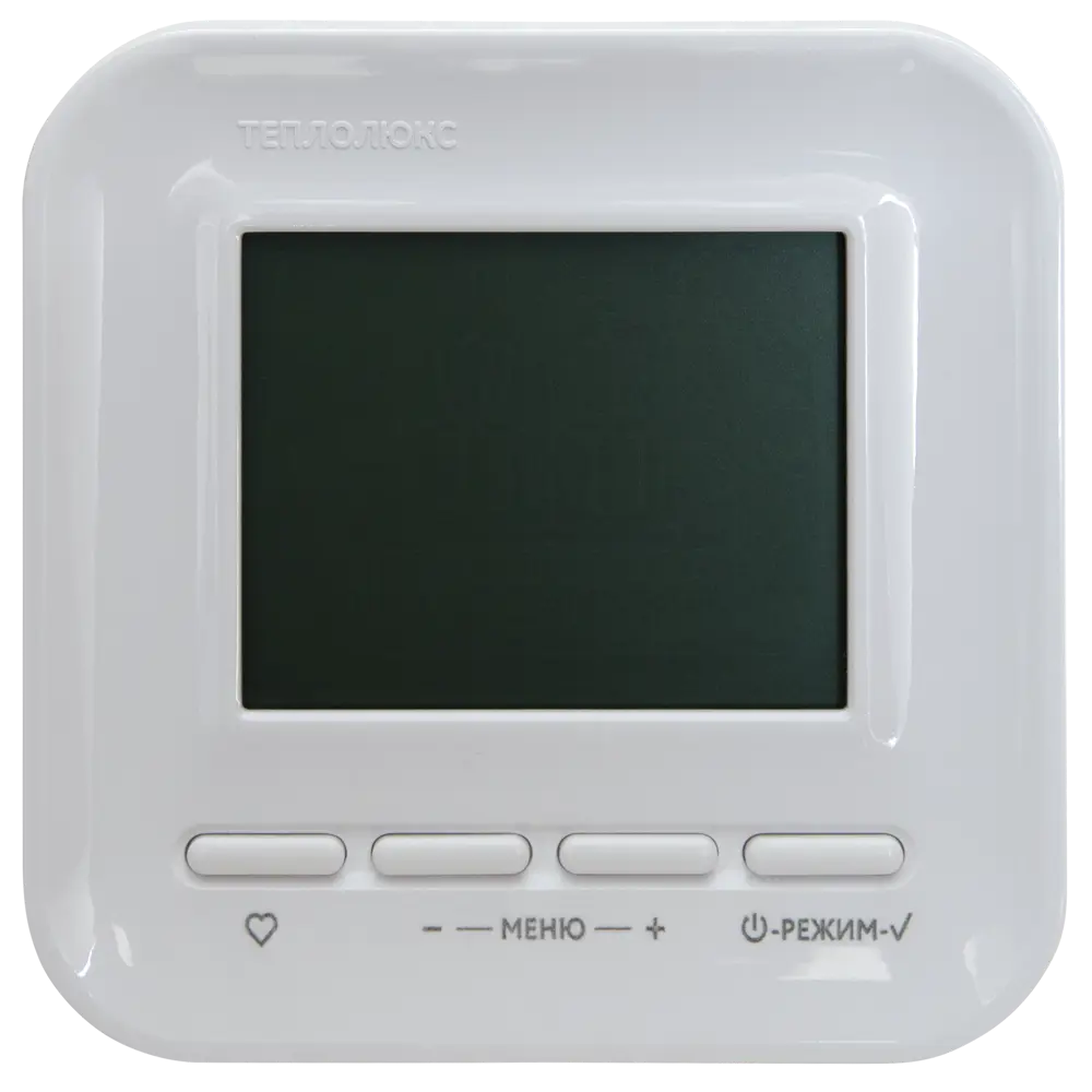 Терморегулятор для теплого пола Теплолюкс 515 электронный белый STLM-2100600