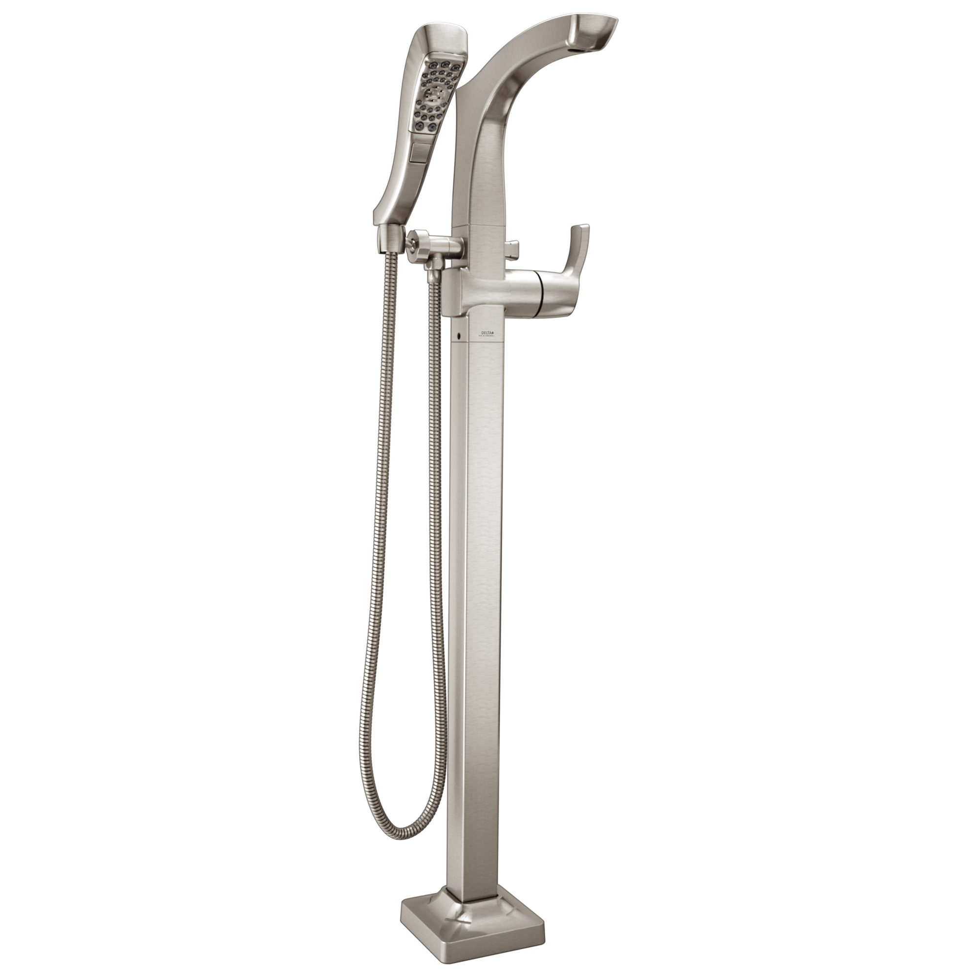 55552-SS H2Okinetic® Ручной душ с 4 настройками для настенного монтажа Delta Faucet Universal Showering Нержавеющая сталь 