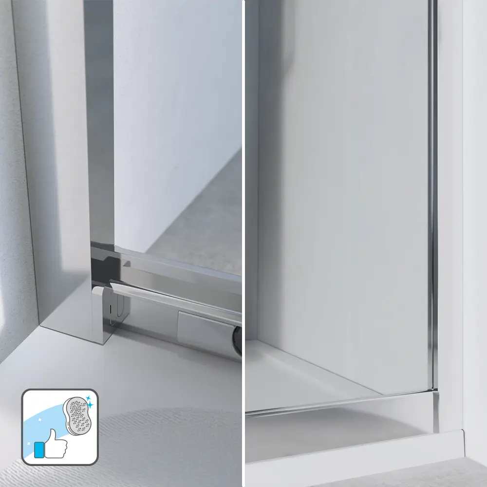 Комплект стекол для душевой ширмы Sensea Easy 120x80 см стекло с шелкографией, цвет профиля на выбор 88103659 STLM-2139524 - Вид №21