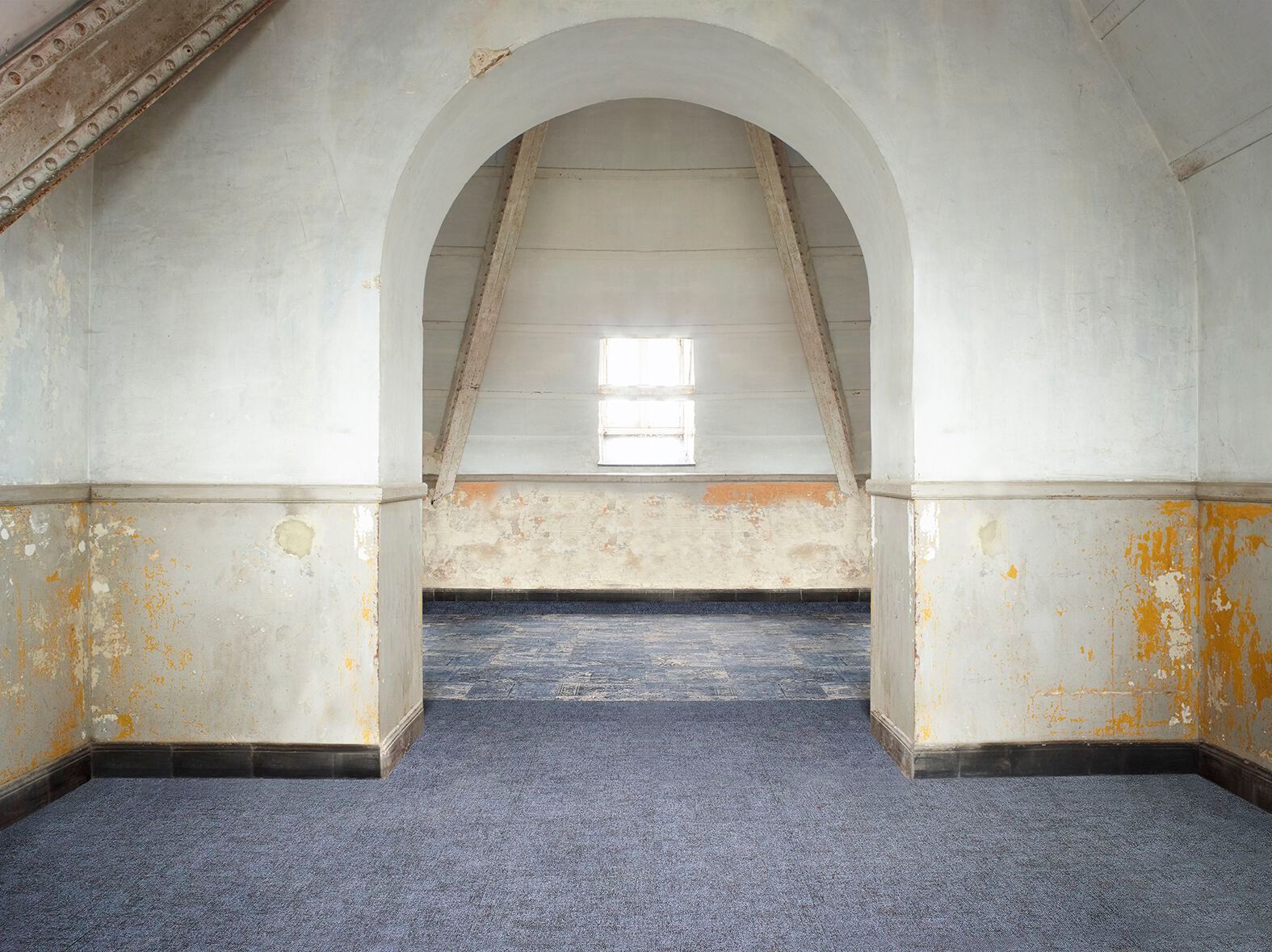 Однотонный ковер из синтетического волокна MODULYSS Винтаж ARCH-00151912 - Вид №1