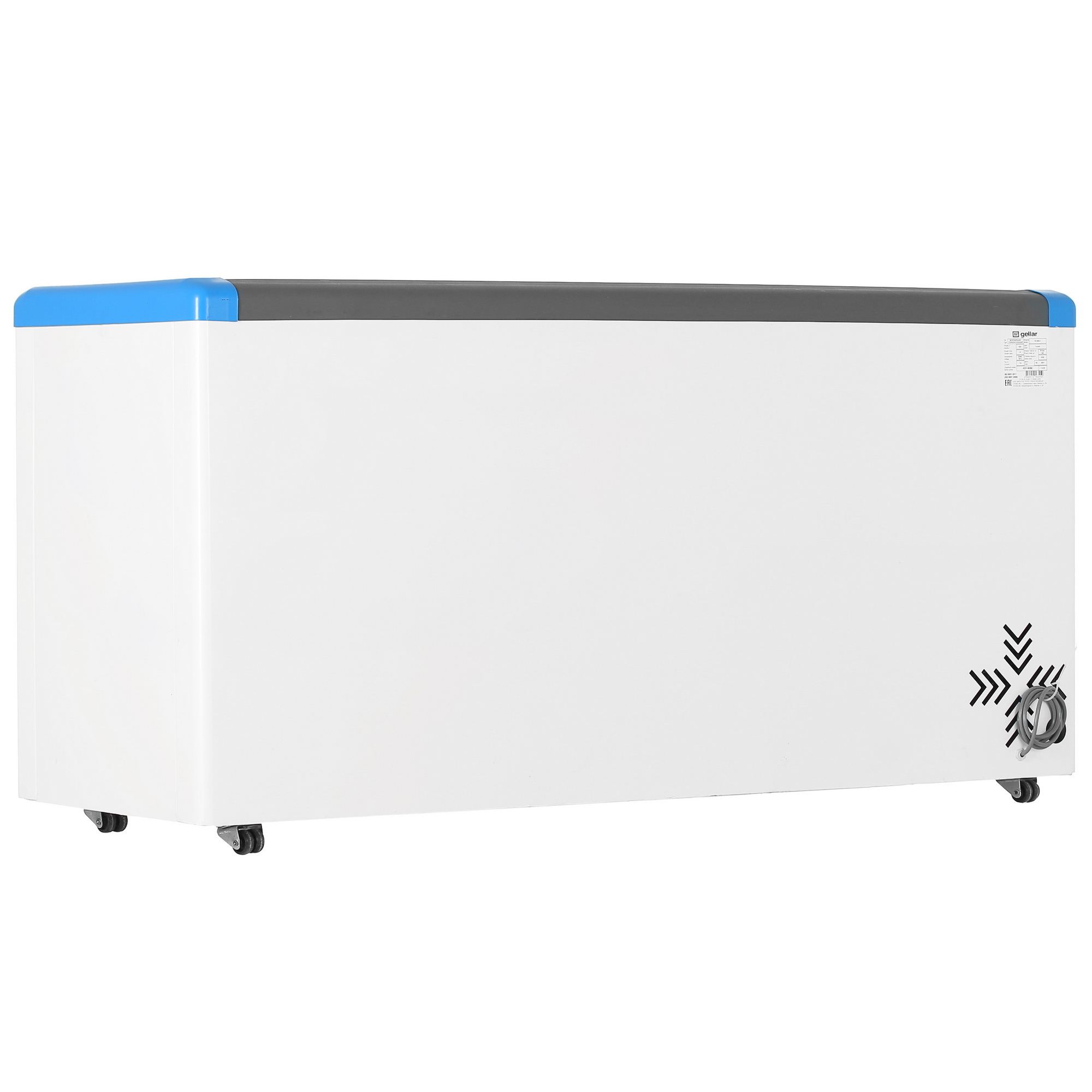 1229585 Морозильный ларь Frostor Gellar FG 600 C белый, синий STDN-0133751 - Вид №3