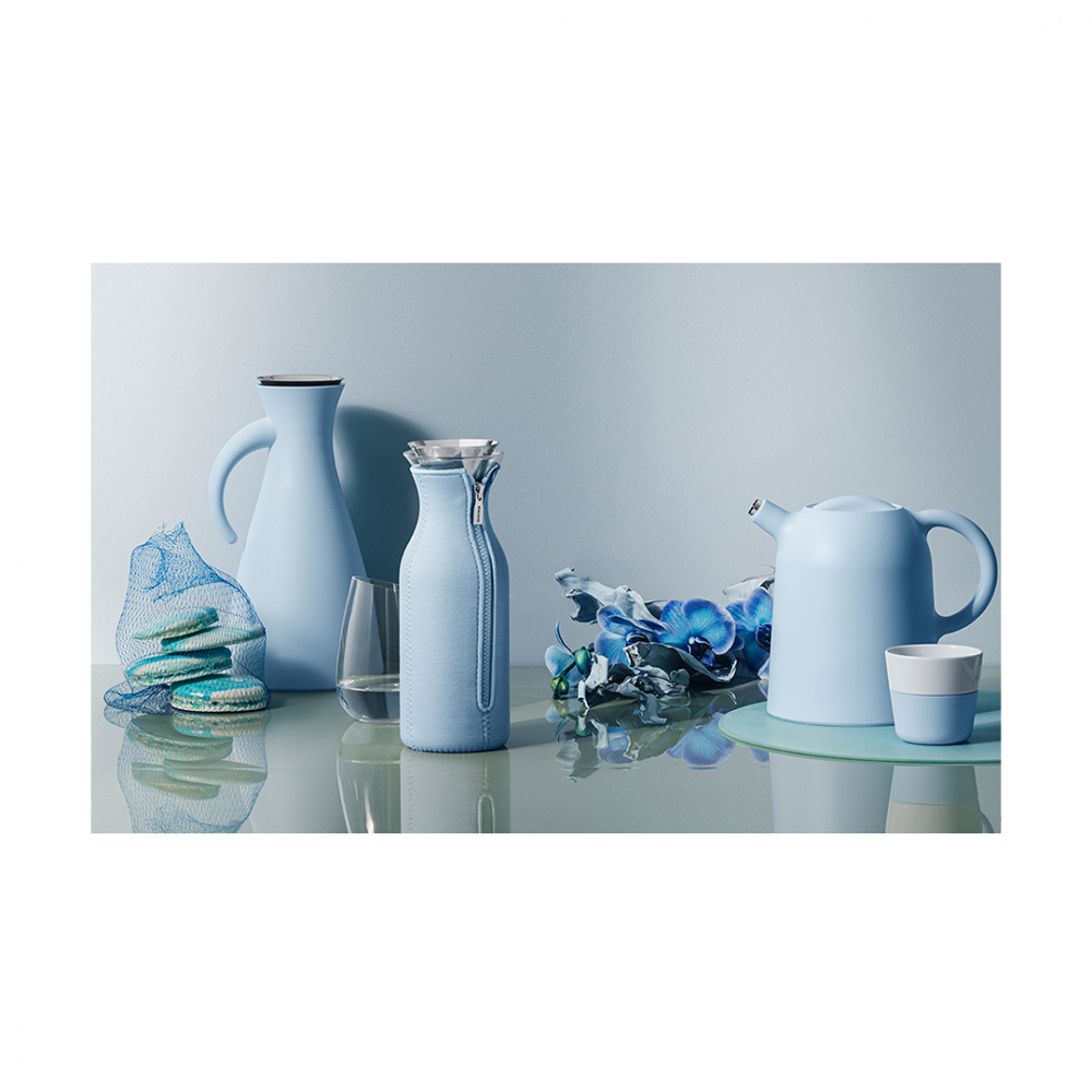 EVA SOLO 502720 Термокувшин Thimble, 1 л, голубой Пластик;стекло;нержавеющая сталь  - Вид №1