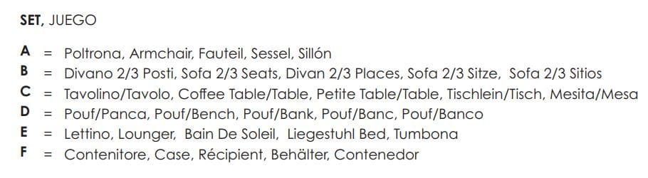 Lounge Garden set BIZZOTTO Konnor ARCH-00112415 - Вид №37