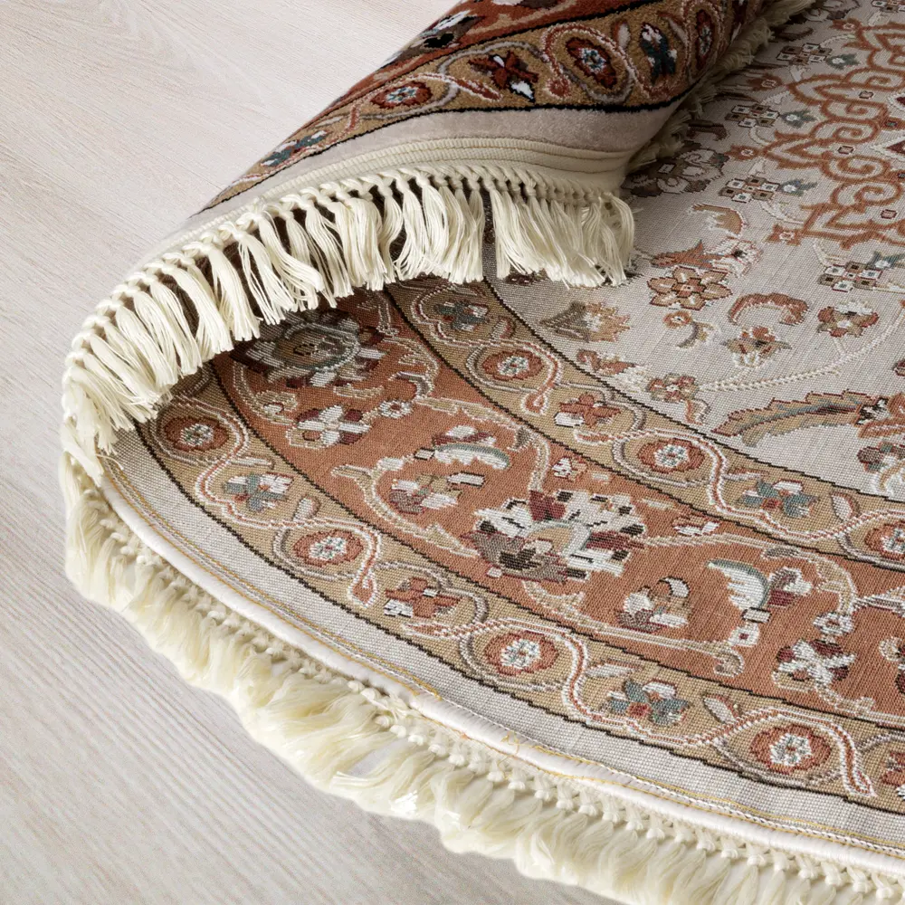 Ковер полипропилен Шахреза D210KT ø160 см цвет кремовый MERINOS STLM-2199731 - Вид №2