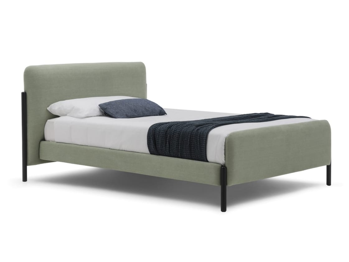 Односпальная кровать с мягким изголовьем Bolzan флаг ARCH-00116912 - Вид №1