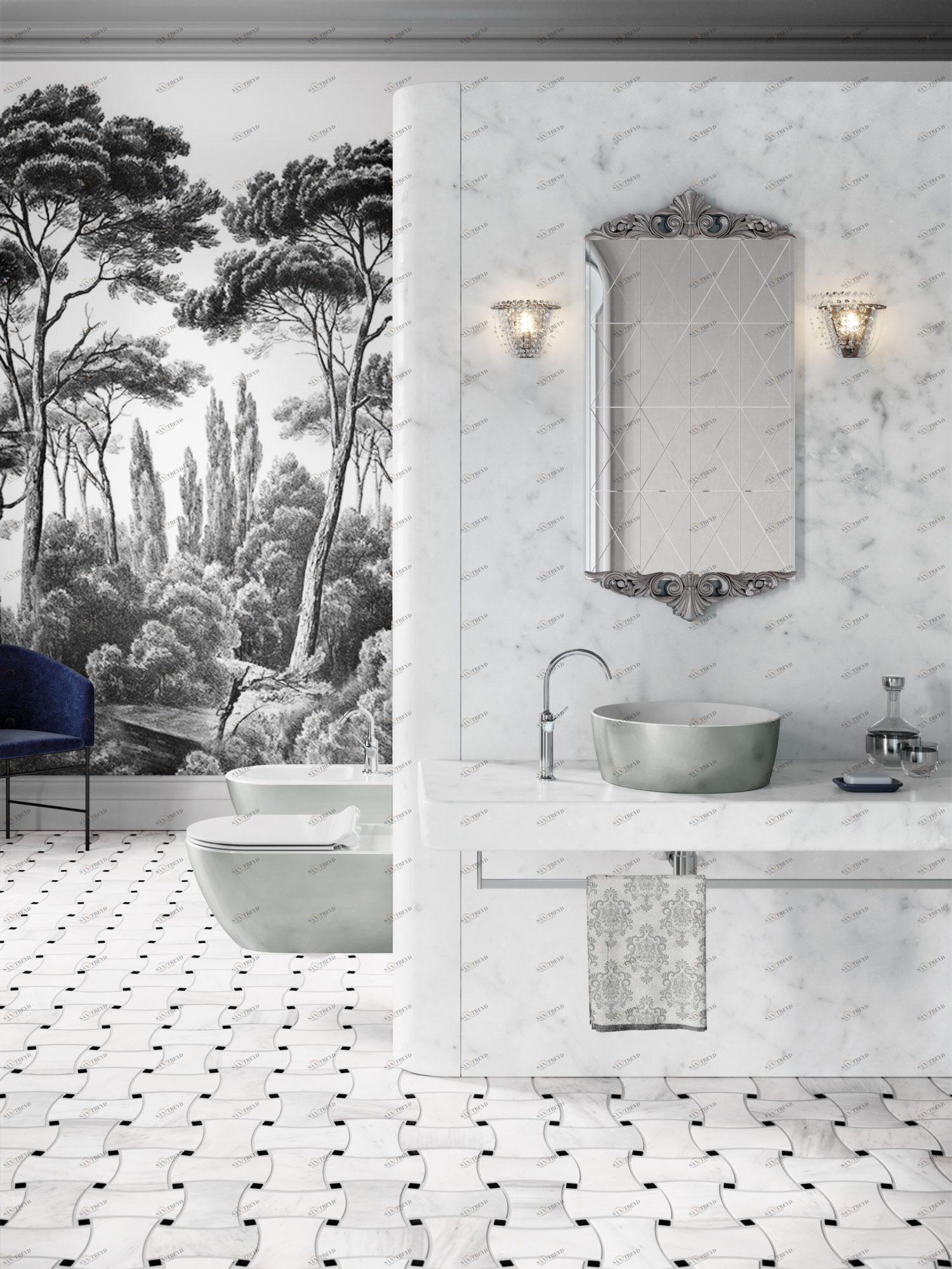 903955 Накладная раковина на столешницу  овальная GSI ceramica 