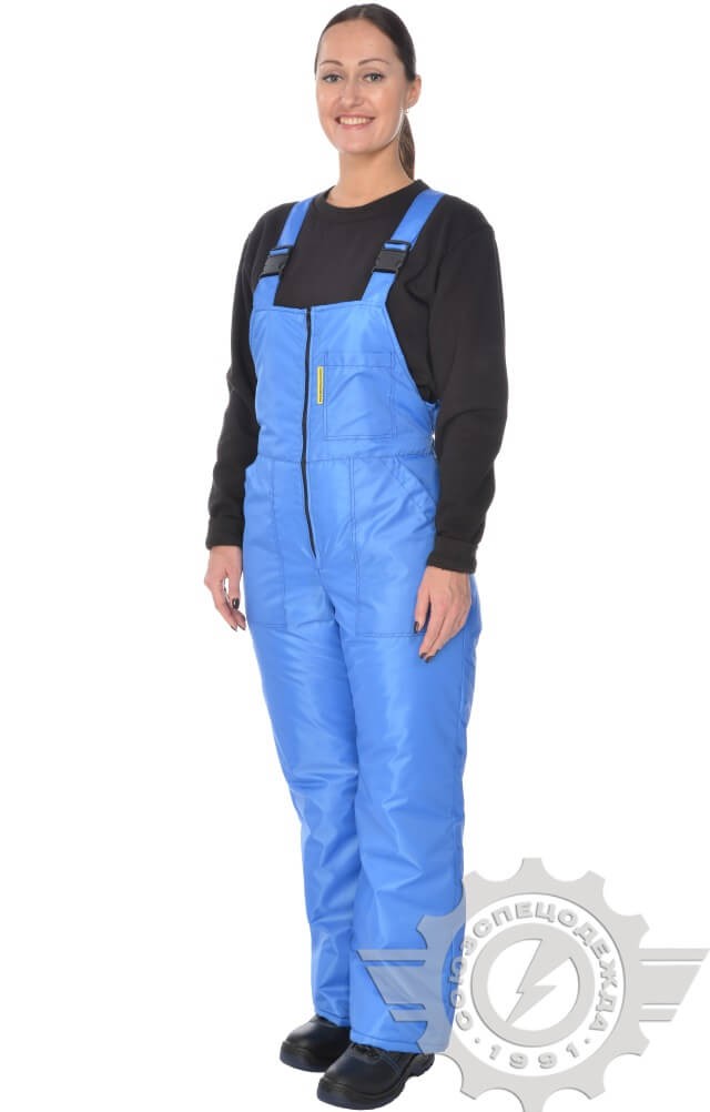 63744 Костюм "Эксперт-К" зимний ткань "Оксфорд" василек  Зимняя спецодежда  размер 52-54/170-176  - Вид №19