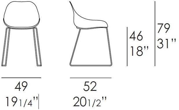 JESSE Стул для салазок из Hirek® sun-id-1408270 - Вид №8