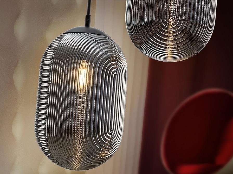 098208 Подвесной светильник Tensai дымчатый 1L Ø22 Schuller Looping  - Вид №1