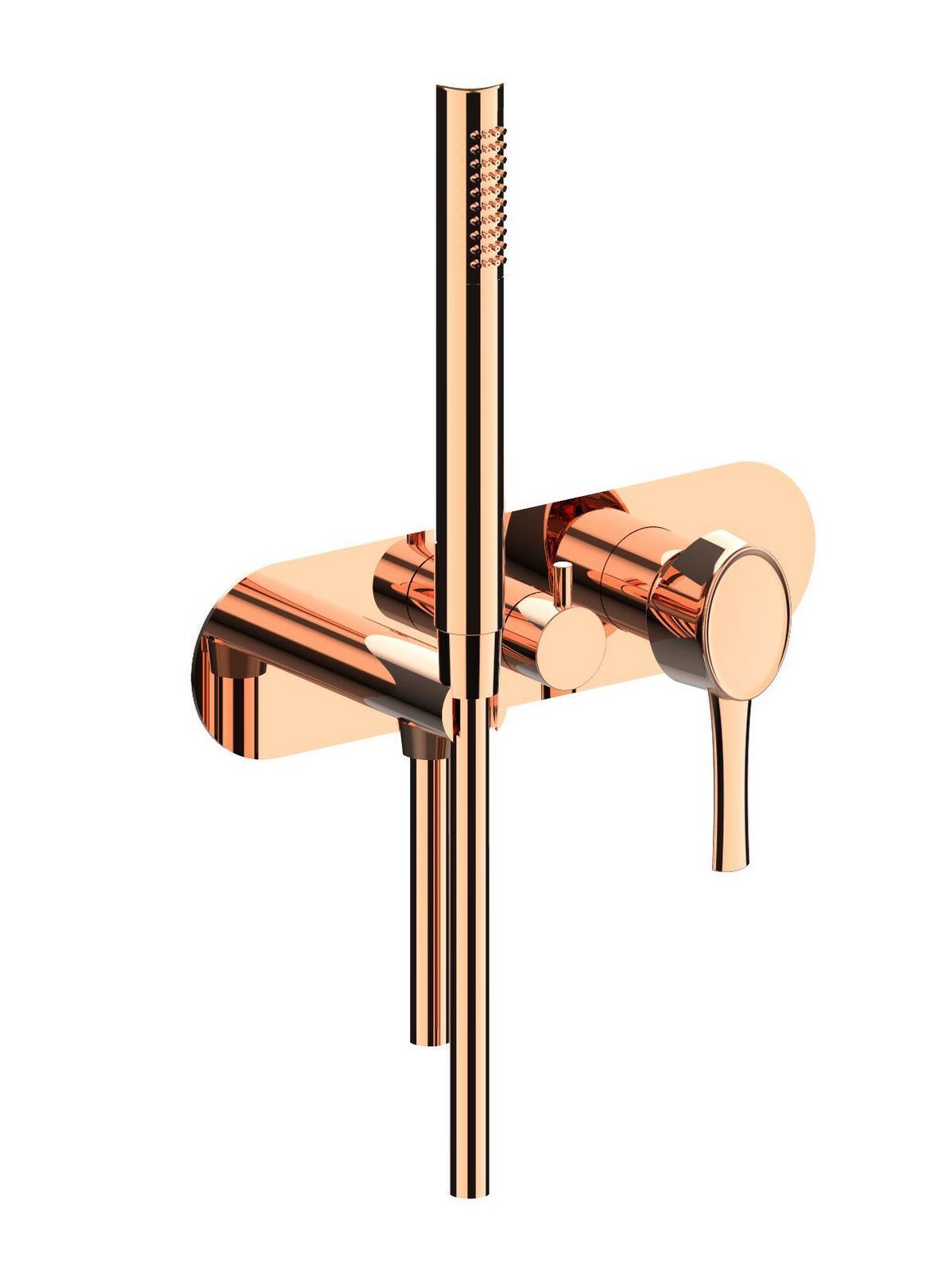 Встраиваемый смеситель для душа с 3 отверстиями и переключателем Rubinetterie Frattini отдельная эстетика ARCH-00147351 - Вид №7